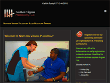 Tablet Screenshot of northernvirginiaphlebotomy.com
